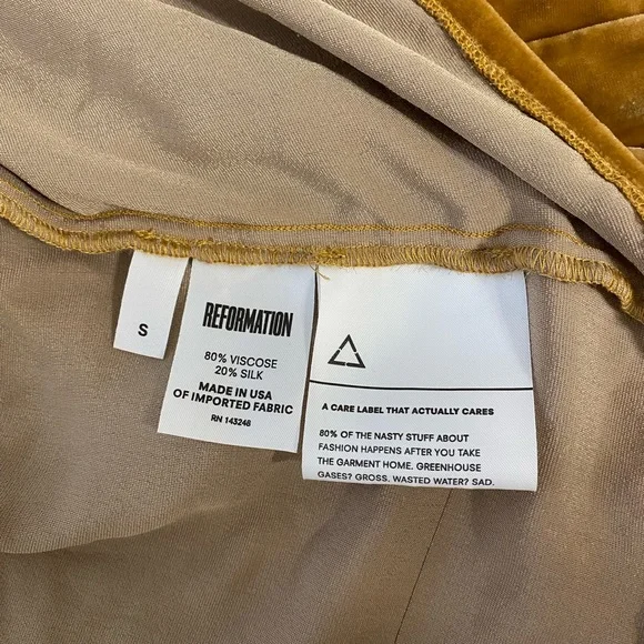 Reformation velvet top - Picture 4 of 6